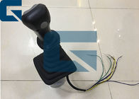 Durable Excavator Accessories Joystick / Manipulation Handle Control Assy With 4 Buttons